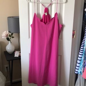 J Crew scalloped dress